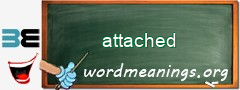 WordMeaning blackboard for attached